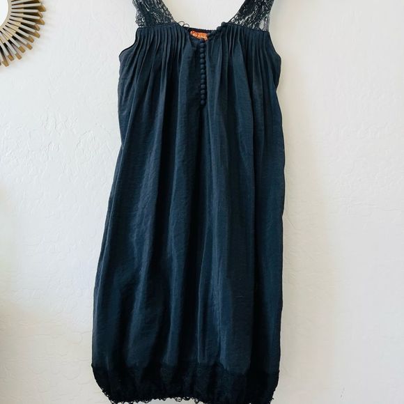 Gabriella Rocha Dresses & Skirts - Gabriella Rocha dresses | vintage slip dress lace buttons ruched hem medium rare